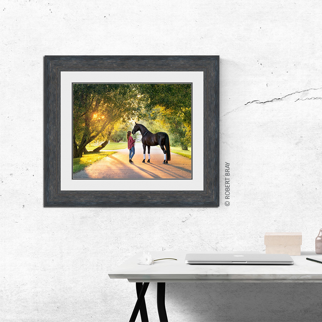 Bray Girl Horse Digital Matte Lancaster Black 569260 wall