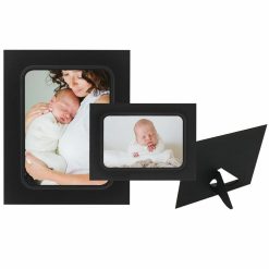 Tyndell Midnight Mount 8x10 Black Emboss
