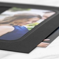 Tyndell Midnight Mount 8x10 Black Emboss - Image 2