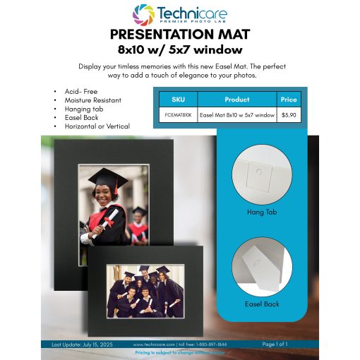 Presentation Mat 8x10 with 5x7 Window - Image 2